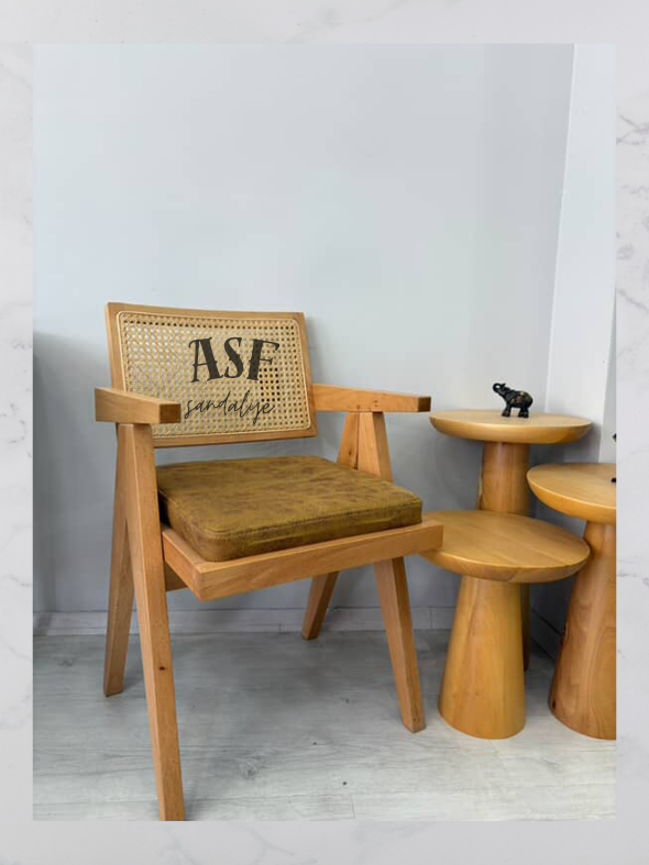 Burgazada ASF-K26 armchair — Natural Collection